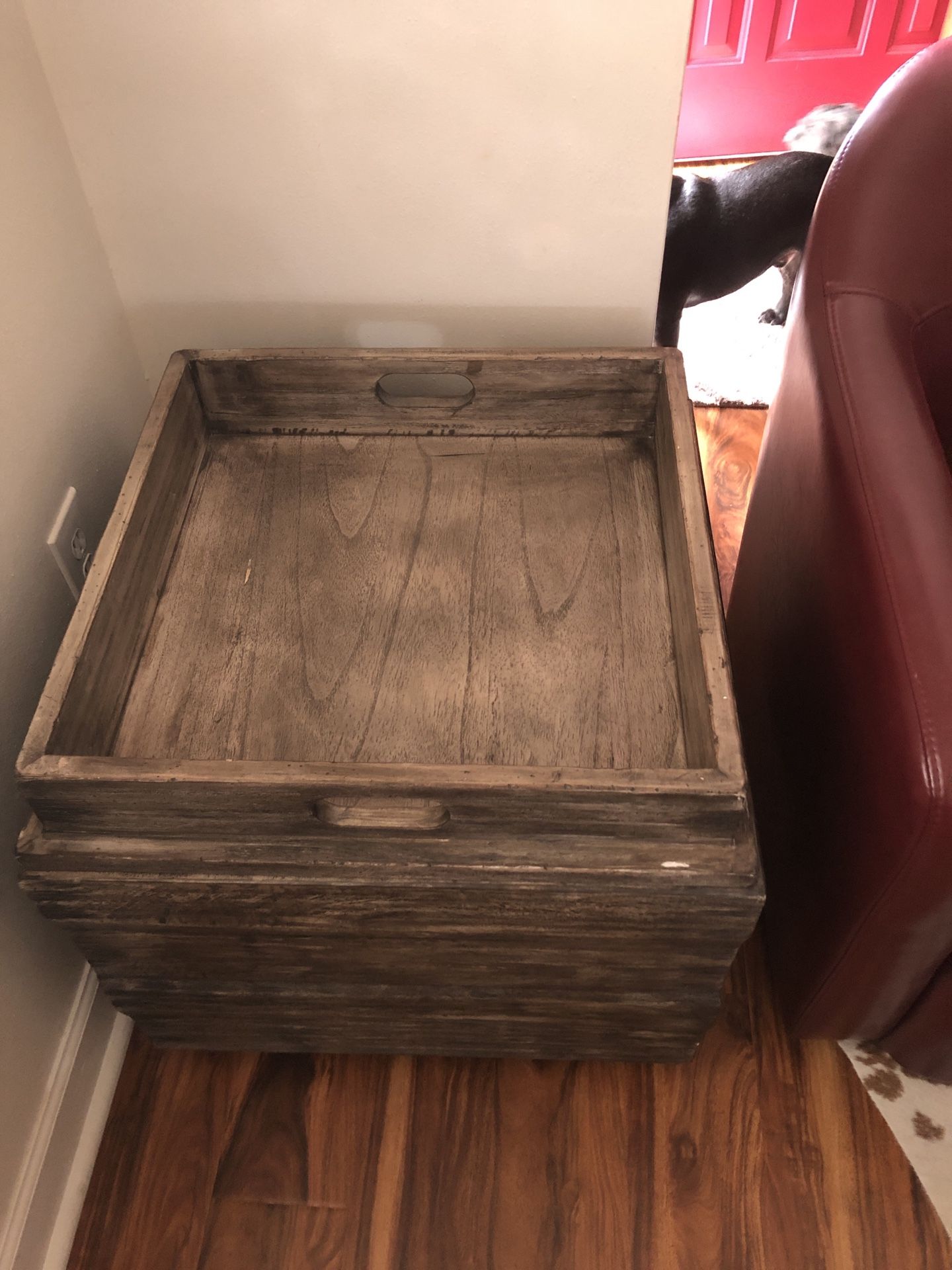 Pair of end tables from Saxon Clark.