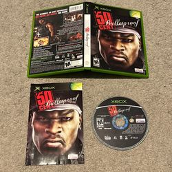 50 Cent Bulletproof Microsoft Xbox Complete CIB w/ Manual