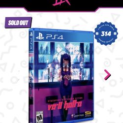LRG Limited Run Games Va-11 Hall-a Vallhalla PlayStation 4 PS4 New Sealed VN
