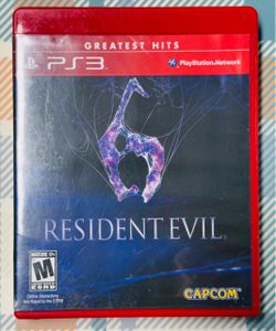 Resident Evil 6 Greatest Hits (Sony PlayStation 3, 2012) Tested/Works K891