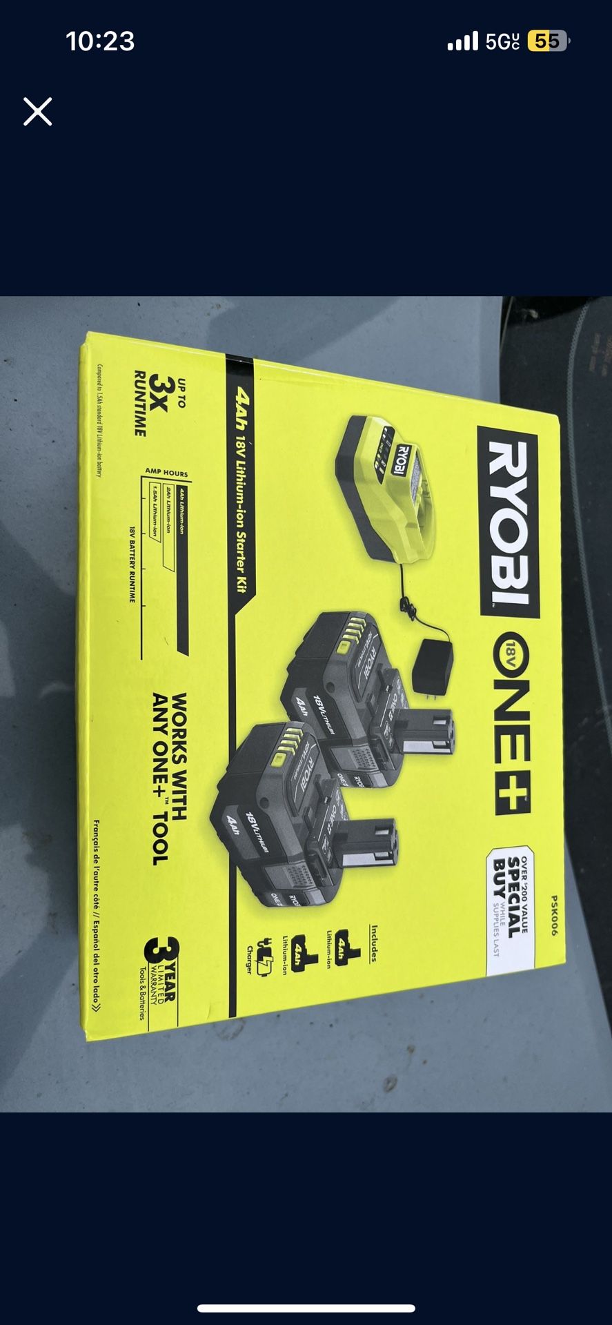 Ryobi One 2 * 4ah Battery With Charger for Sale in Arcadia, CA OfferUp