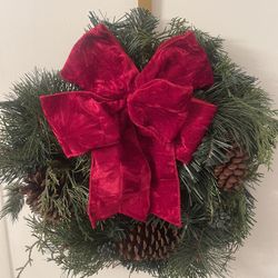 Wreath And Candle Holder
