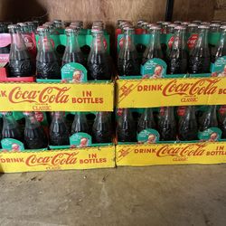 Vintage Coca-Cola Bottles Lot of 120