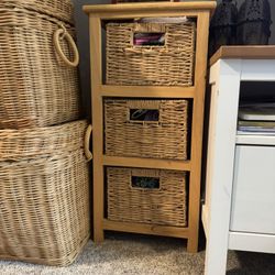 Small Wicker Dresser