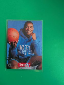 1992 pro line Isiah Thomas autograph card