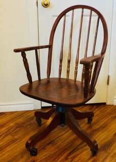 Banker Lawyer Mission Library Office Chair - Offers Will Be Considered 