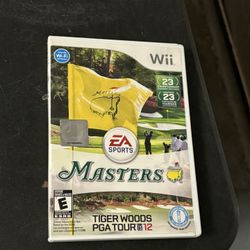 Nintendo Wii Tiger Woods PGA Tour 12 The Masters game