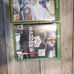 Xbox One MADDEN 16&18 BUNDLE 
Like new condition! 