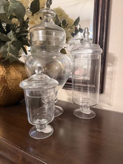Glass jars