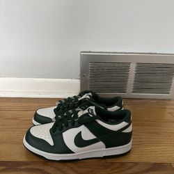 Nike Dunk Lows Green and White