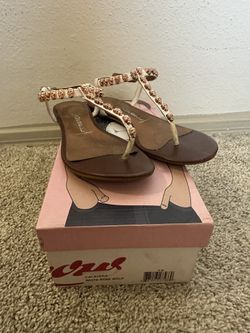 Jeffrey Campbell Calavera White Rose Gold Sandle
