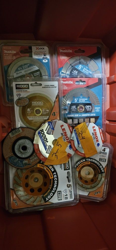 Cutting Blades For Glass, Tiles, Concrete