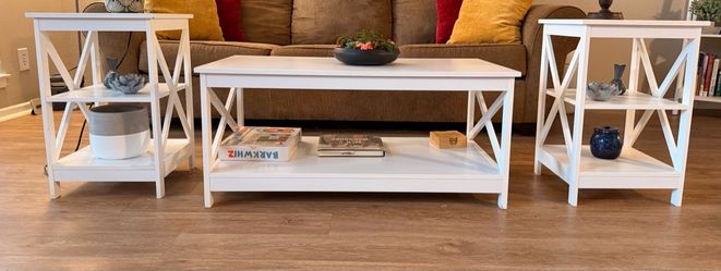 Moving Sale - Coffee Table with Matching End Tables