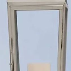 3x Restoration Hardware Trieste Lantern Tall Nickle