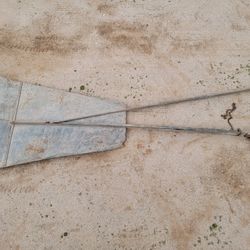 2 SAMSON Windmill Vane Tail Ranch Antique Farm Homestead Yard Art