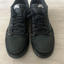 Size 10 | Jordan 1 Low OG SP Travis Scott “Black Phantom” – Gently Worn