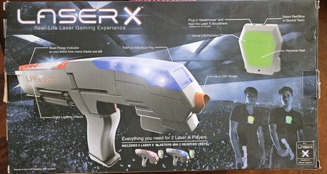 Laser X Laser Tag Set for 4 Players – Complete Bundle! 🔫🎯 $45 OBO