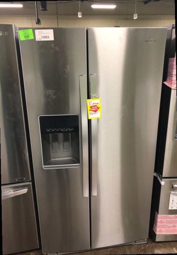 Whirlpool Stainless Steel Counter Depth Side by Side Refrigerator