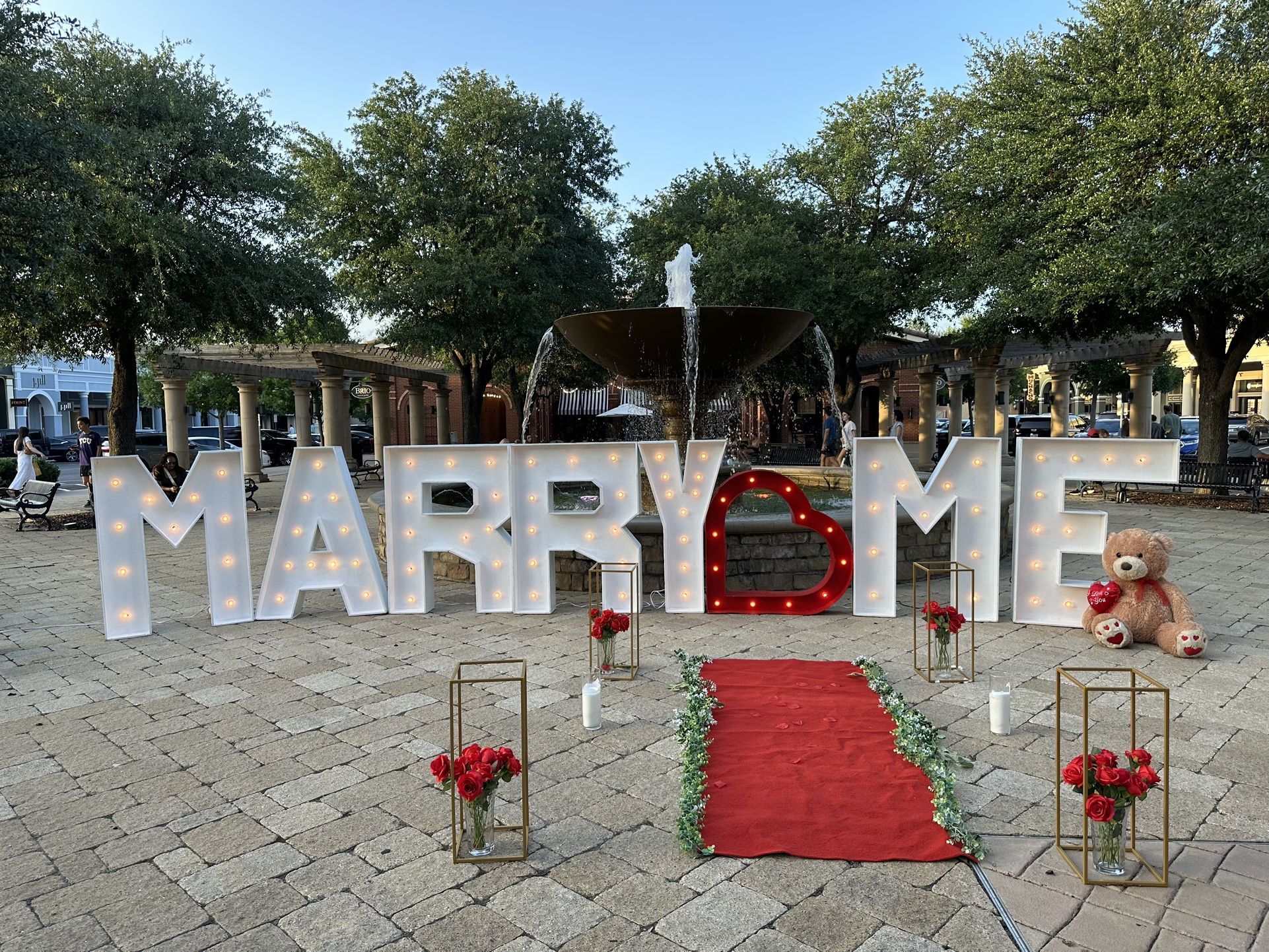 Marry Me Letters / Marry Me Sign