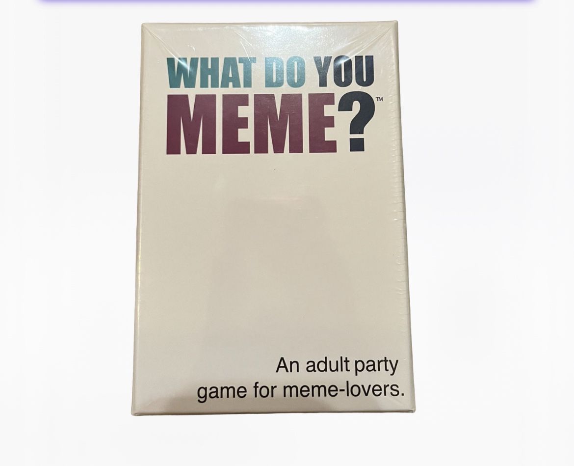 What Do You Meme? An Adult Party Name Game  GIFT WRAP 🎁🎁 Xmas