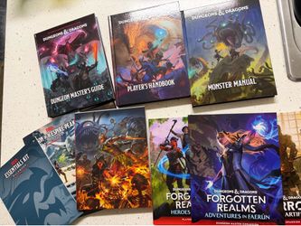 DUNGEONS AND DRAGONS 5e (with Expansions + Character Sheets)