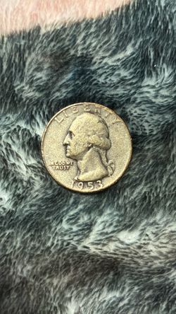 1953 D silver quater