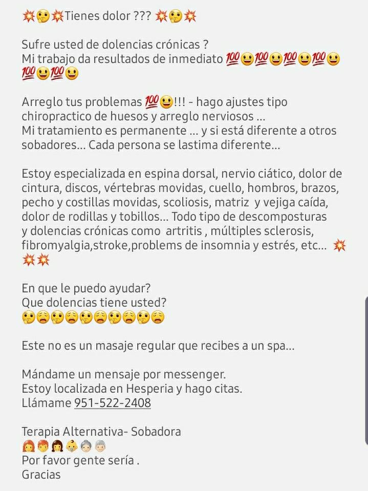 Sobadora . En hesperia