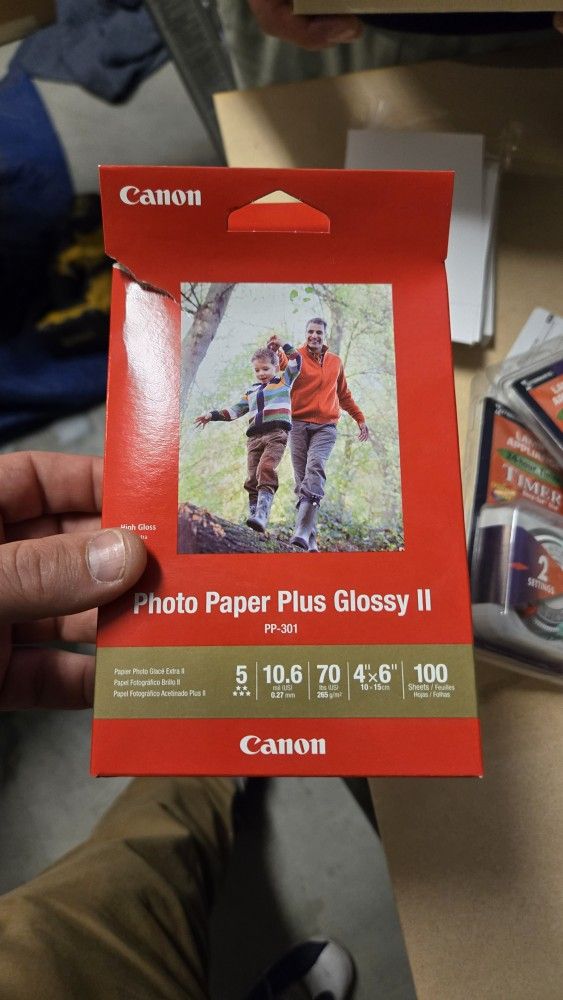 Canon Plus Glossy II PP-301 Inkjet Print Photo Paper - 100 Sheets 9 PACKS For SALE BRAND NEW IN BOX