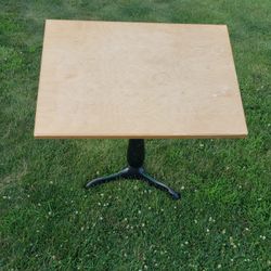 Beautiful Antique Cast Iron Vintage Drafting Table