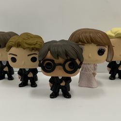 Lot Of Five Funko Pop Harry Potter Christmas Advent Calender Mini Figures Draco