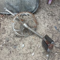 1950S Schwinn 26” Sprocket And Crank
