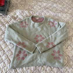 Cute Floral Sweater