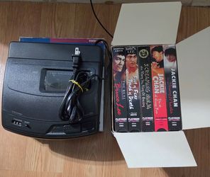 VHS Two-Way Rewinder  w/Martial Arts Masters 5-Pack Collectors Series box set.