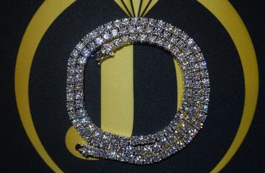 VVS1 MOISSANITE TENNIS CHAINS 925 SILVER 5MM Passes 💎 Tester