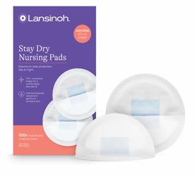 Stay Dry Disposable Nursing Pads, 120 Count Soft, Super Absorbent, Breast Pads, Breastfeeding Essentials for Moms