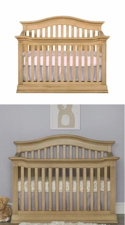 Montana 4-n-1 convertible crib, toddler crib and baby/toddler mattress!