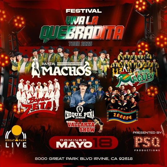 VIVA LA QUEBRADITA TICKETS