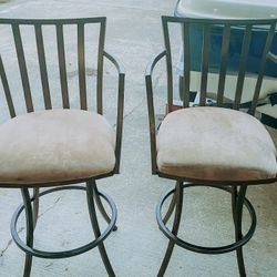 Two Kitchen Stools 