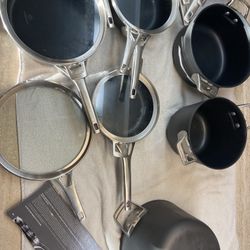 Calphalon Premier Space Saving Cookware Supper Club 16 piece kitchen Set