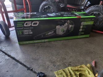 Cordless chainsaw 18" EGO