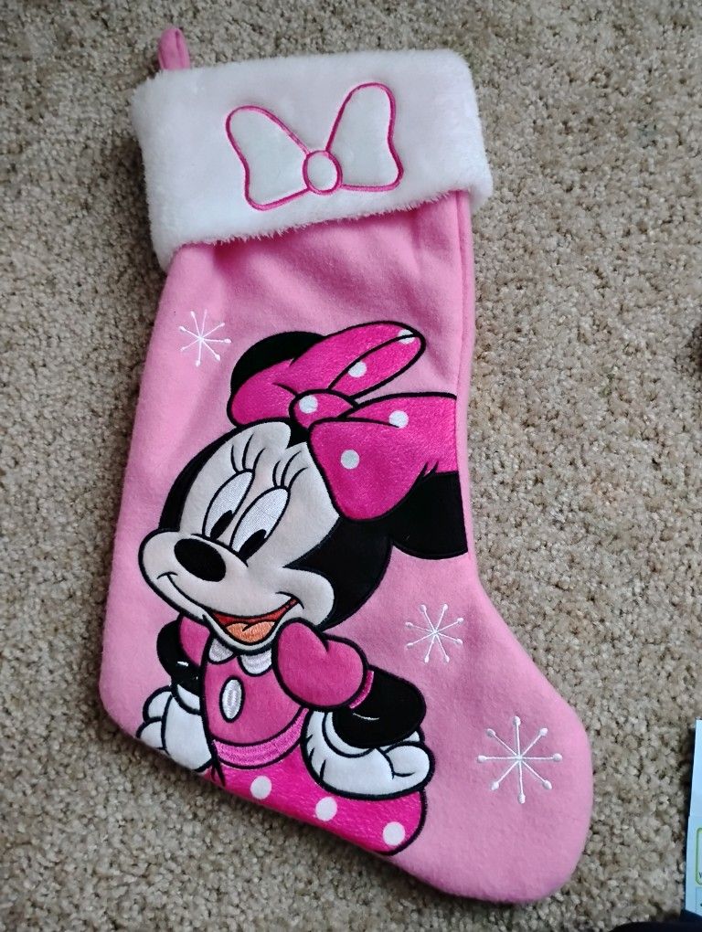 Minnie Mouse Stocking $5