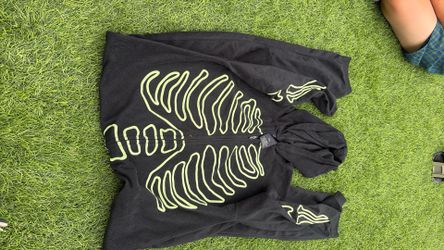 clothes in dark Kids XL skeleton pajamas(body suit)-glows in dark
