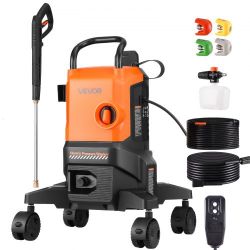 VEVOR 2700PSI 1.8GPM Electric Pressure Washer Mobility with Nozzle & Foam Cannon