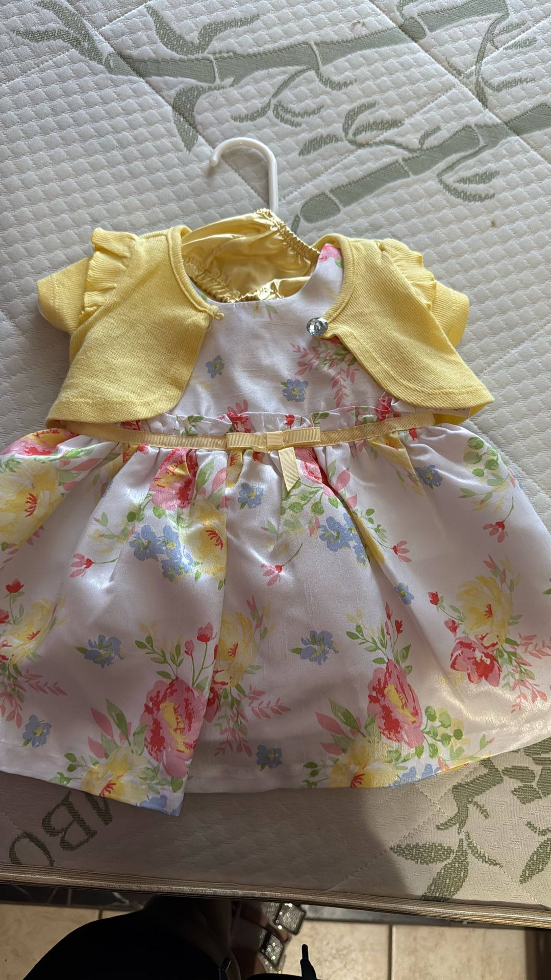 Yellow Floral Dress