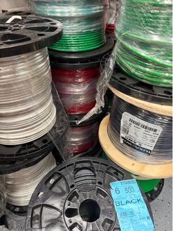 #6 THHN wire 500ft stranded copper cable new $370 each