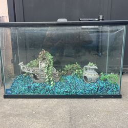 30g Fish Tank Aquarium Pecera 
