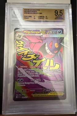 Pokémon TCG Mega Gengar EX 269/217 MA Beckett BGS 9.5