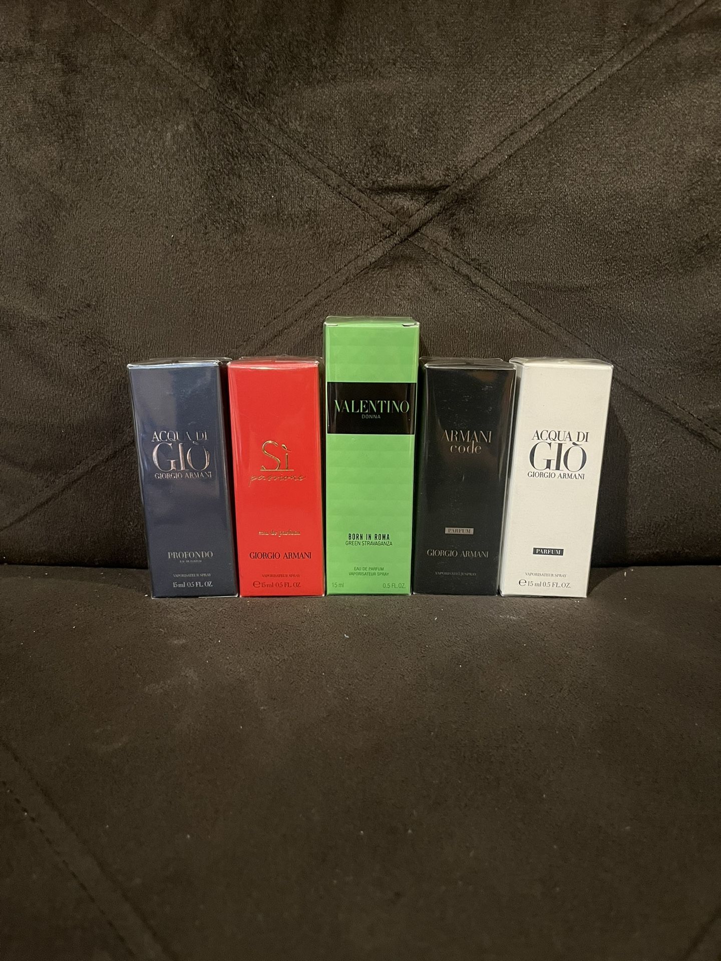 Travel Size Perfumes/Colognes: Giorgio Armani Or Valentino, 