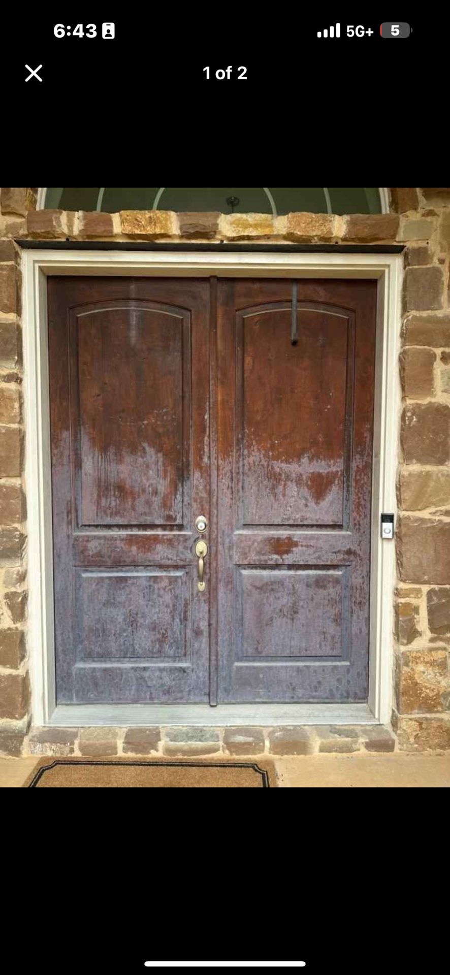 🔥🔥FRONT DOORS RESTORED AND BROUGHT BACK TO LIFE!!!🔥🔥