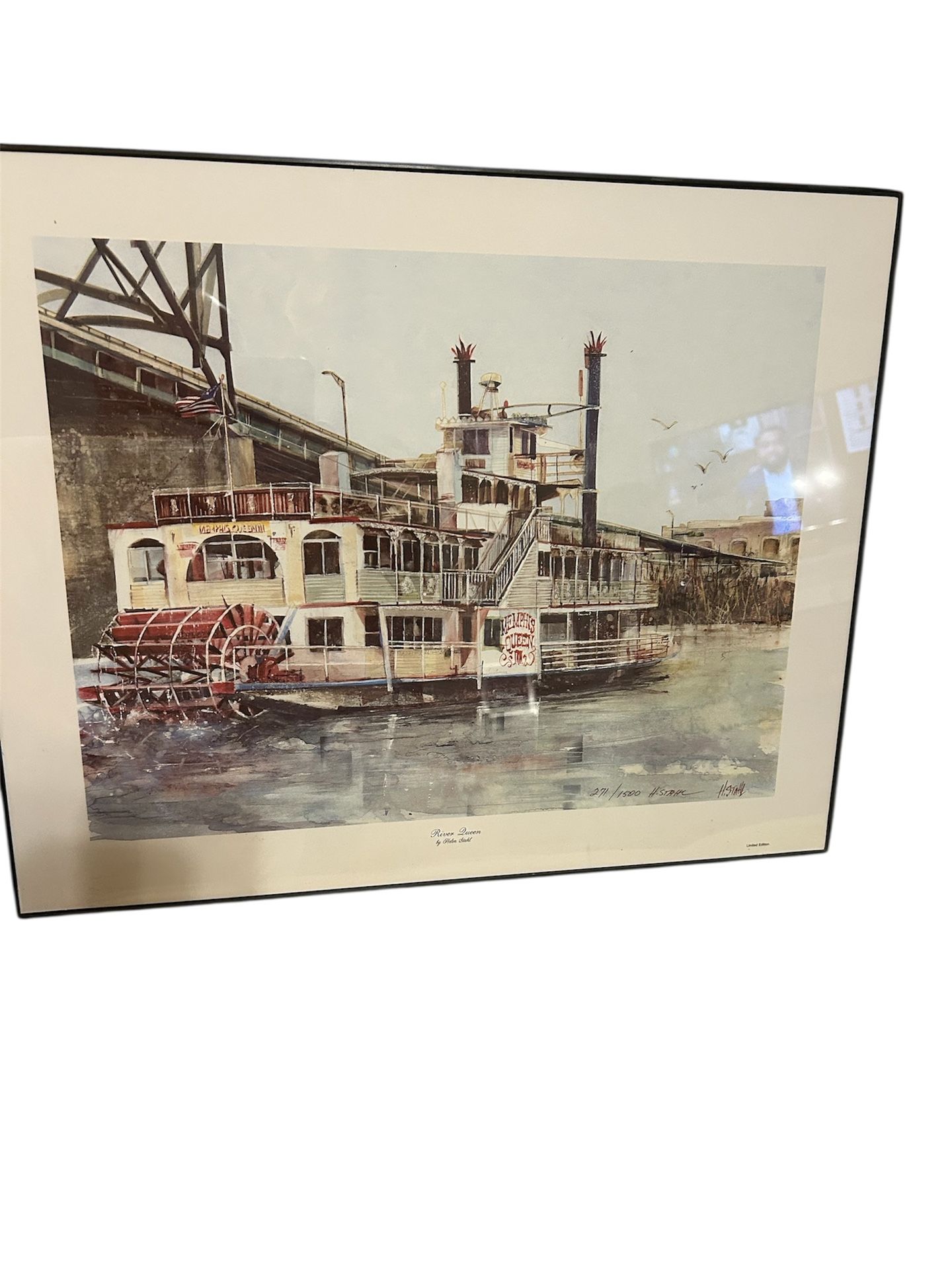 Print by H Stahl limited edition Memphis Queen